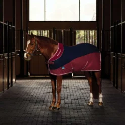 WeatherBeeta Fleecedeken Thermo-Air Standard Neck Navy/Burgundy