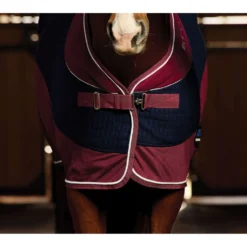 WeatherBeeta Fleecedeken Thermo-Air Standard Neck Navy/Burgundy