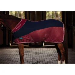 WeatherBeeta Fleecedeken Thermo-Air Standard Neck Navy/Burgundy
