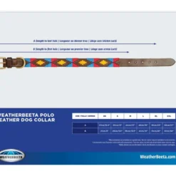 WeatherBeeta Halsband Polo Leer Cowdray/Brown/Pink/Blue/Yellow