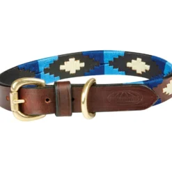WeatherBeeta Halsband Polo Leer Cowdray Brown/Blauw/Blauw