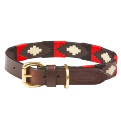 WeatherBeeta Halsband Polo Leer Cowdray/Brown/Black/Red/White