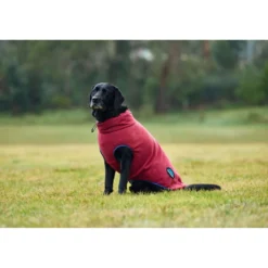 WeatherBeeta Hondendeken ComFiTec Fleece Zip Burgundy/Navy