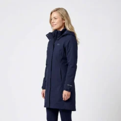WeatherBeeta Lange Jas Protect Waterproof Insulated Longline Navy
