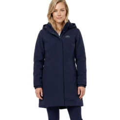 WeatherBeeta Lange Jas Protect Waterproof Insulated Longline Navy