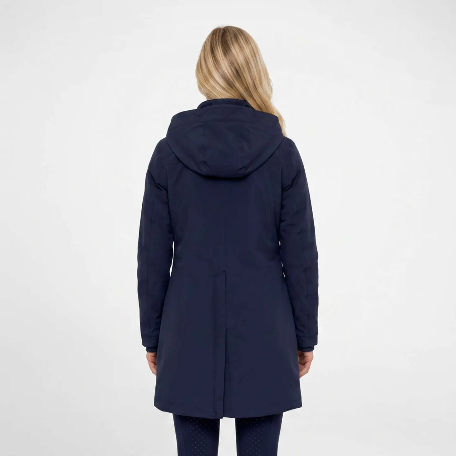 WeatherBeeta Lange Jas Protect Waterproof Insulated Longline Navy