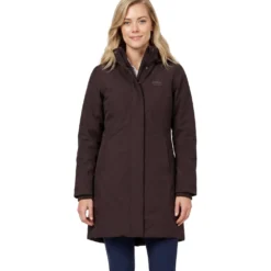 WeatherBeeta Lange Jas Protect Waterproof Insulated Longline Espresso