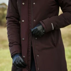 WeatherBeeta Lange Jas Protect Waterproof Insulated Longline Espresso