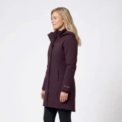 WeatherBeeta Lange Jas Protect Waterproof Insulated Longline Blackberry
