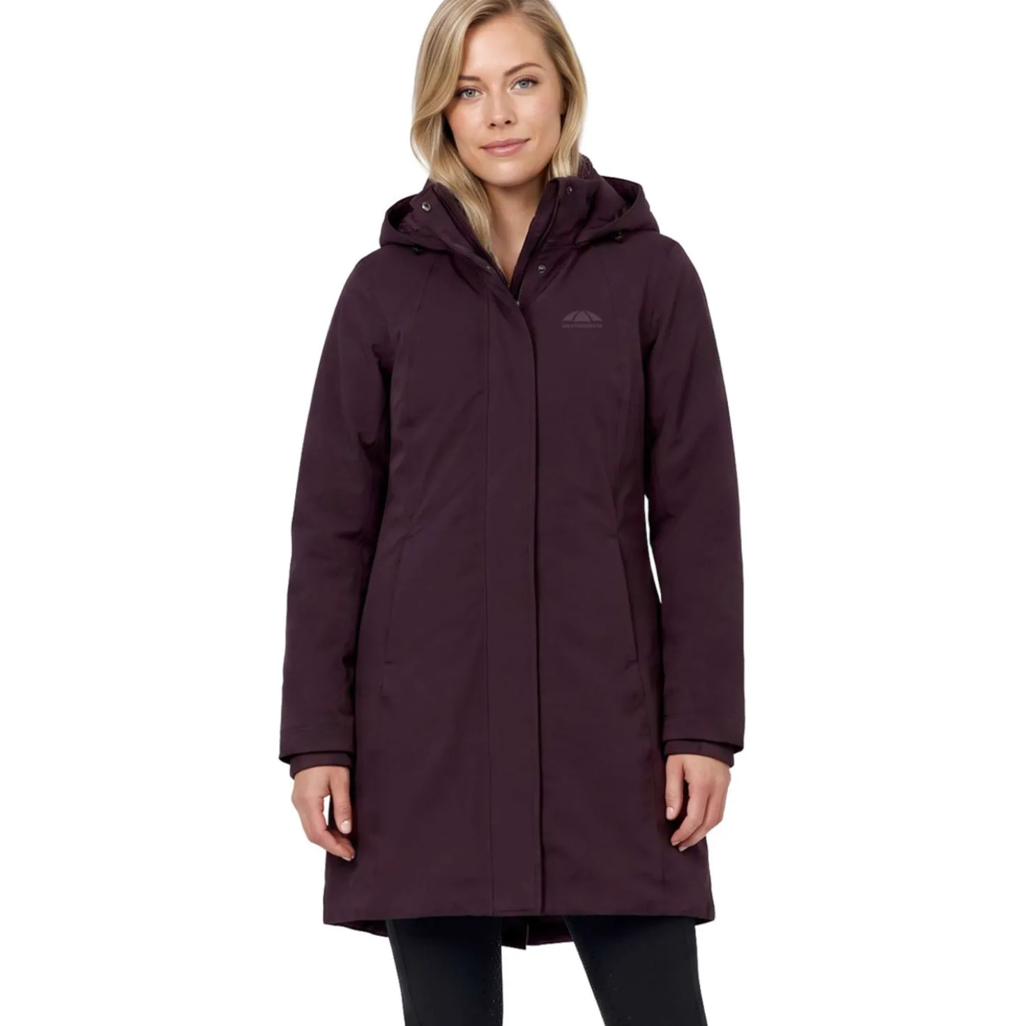 WeatherBeeta Lange Jas Protect Waterproof Insulated Longline Blackberry