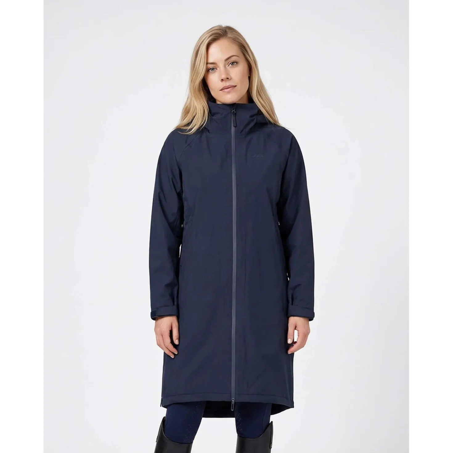 WeatherBeeta Lange Jas Spectator Waterproof Fleece Lined Navy