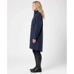 WeatherBeeta Lange Jas Spectator Waterproof Fleece Lined Navy