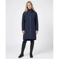 WeatherBeeta Lange Jas Spectator Waterproof Fleece Lined Navy