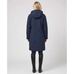 WeatherBeeta Lange Jas Spectator Waterproof Fleece Lined Navy