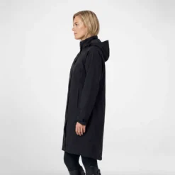 WeatherBeeta Lange Jas Windbreaker Reflective Longline Zwart