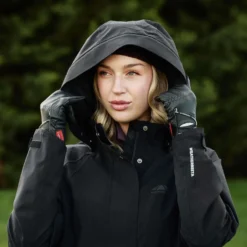 WeatherBeeta Lange Jas Windbreaker Reflective Longline Zwart