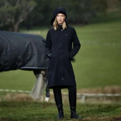 WeatherBeeta Lange Jas Windbreaker Reflective Longline Zwart