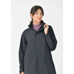 WeatherBeeta Lange Jas Windbreaker Longline Zwart