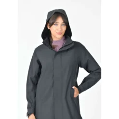 WeatherBeeta Lange Jas Windbreaker Longline Zwart
