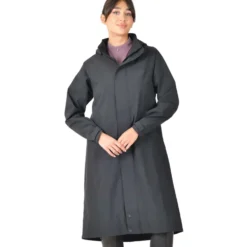 WeatherBeeta Lange Jas Windbreaker Longline Zwart