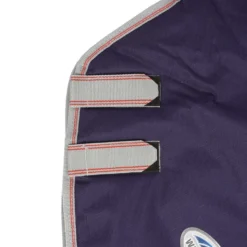 WeatherBeeta Medium Neck Rug ComFiTec Essential 220g Navy/Silver/Red