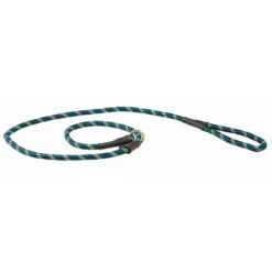 WeatherBeeta Slip Dog Lead Rope Leather Hunter Green/Brown