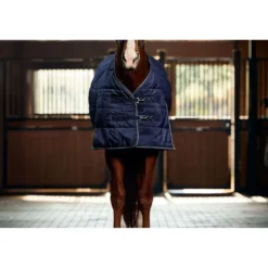 WeatherBeeta Staldeken ComFiTec PP Channel Quilt Detach-A-Neck 220g Navy/Charcoal