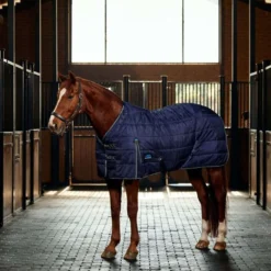 WeatherBeeta Staldeken ComFiTec PP Channel Quilt Detach-A-Neck 220g Navy/Charcoal