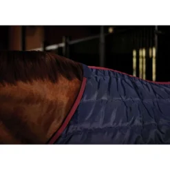 WeatherBeeta Staldeken ComFiTec 210D Channel Quilt Standard Neck 100g Navy/Burgundy