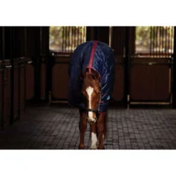 WeatherBeeta Staldeken ComFiTec 210D Channel Quilt Combo Neck 220g Navy/Burgundy