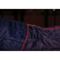 WeatherBeeta Staldeken ComFiTec 210D Channel Quilt Combo Neck 220g Navy/Burgundy