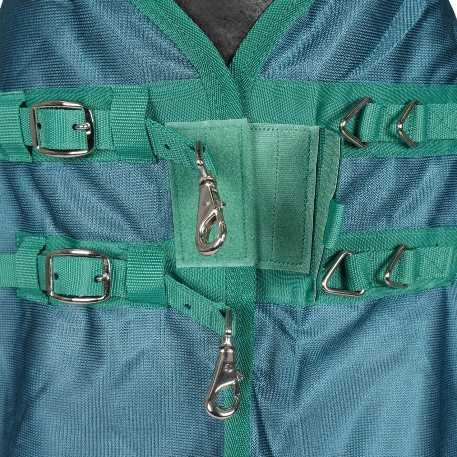 WeatherBeeta Vliegendeken ComFiTec Green-Tec Airflow Mesh Combo Neck White/Dragonfly Blue