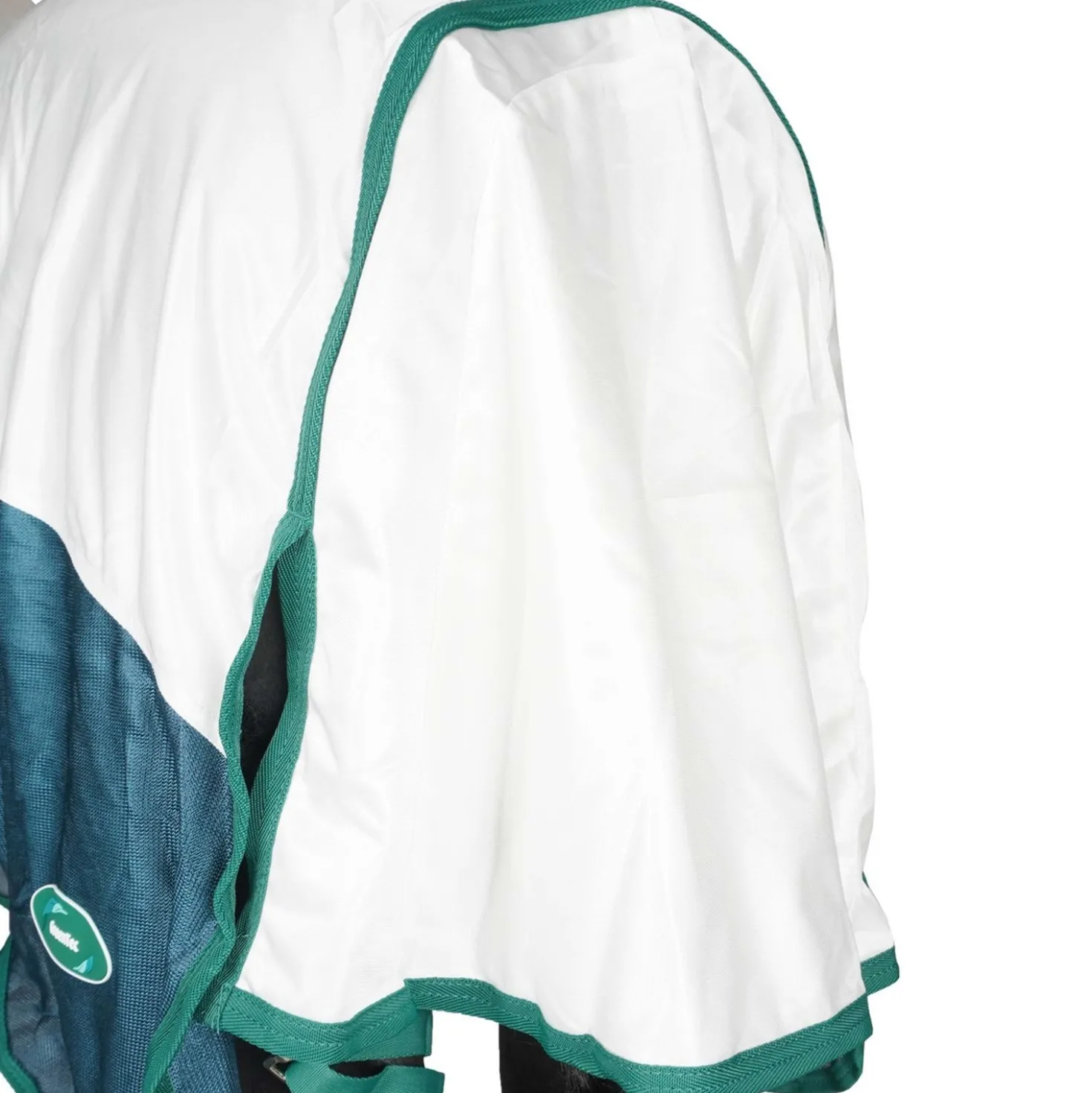WeatherBeeta Vliegendeken ComFiTec Green-Tec Airflow Mesh Combo Neck White/Dragonfly Blue