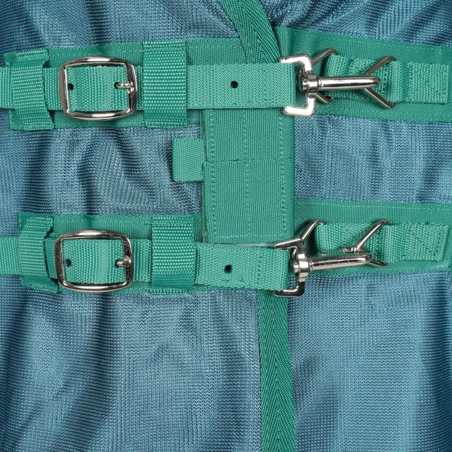 WeatherBeeta Vliegendeken ComFiTec Green-Tec Airflow Mesh Combo Neck White/Dragonfly Blue