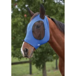 WeatherBeeta Vliegenmasker Deluxe Stretch Bug met Oren Royal Blauw/Zwart