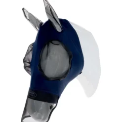 WeatherBeeta Vliegenmasker ComFiTec Luxe Bug Eye Saver met Oren en Neus Navy/Zwart