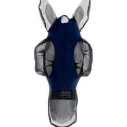 WeatherBeeta Vliegenmasker ComFiTec Luxe Bug Eye Saver met Oren en Neus Navy/Zwart
