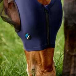 WeatherBeeta Vliegenmasker ComFiTec Deluxe Stretch met Oren Navy/Zwart