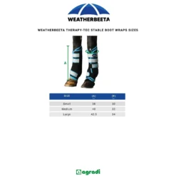 WeatherBeeta Wraps Therapy-Tec Stable Boot Zwart/Blauw