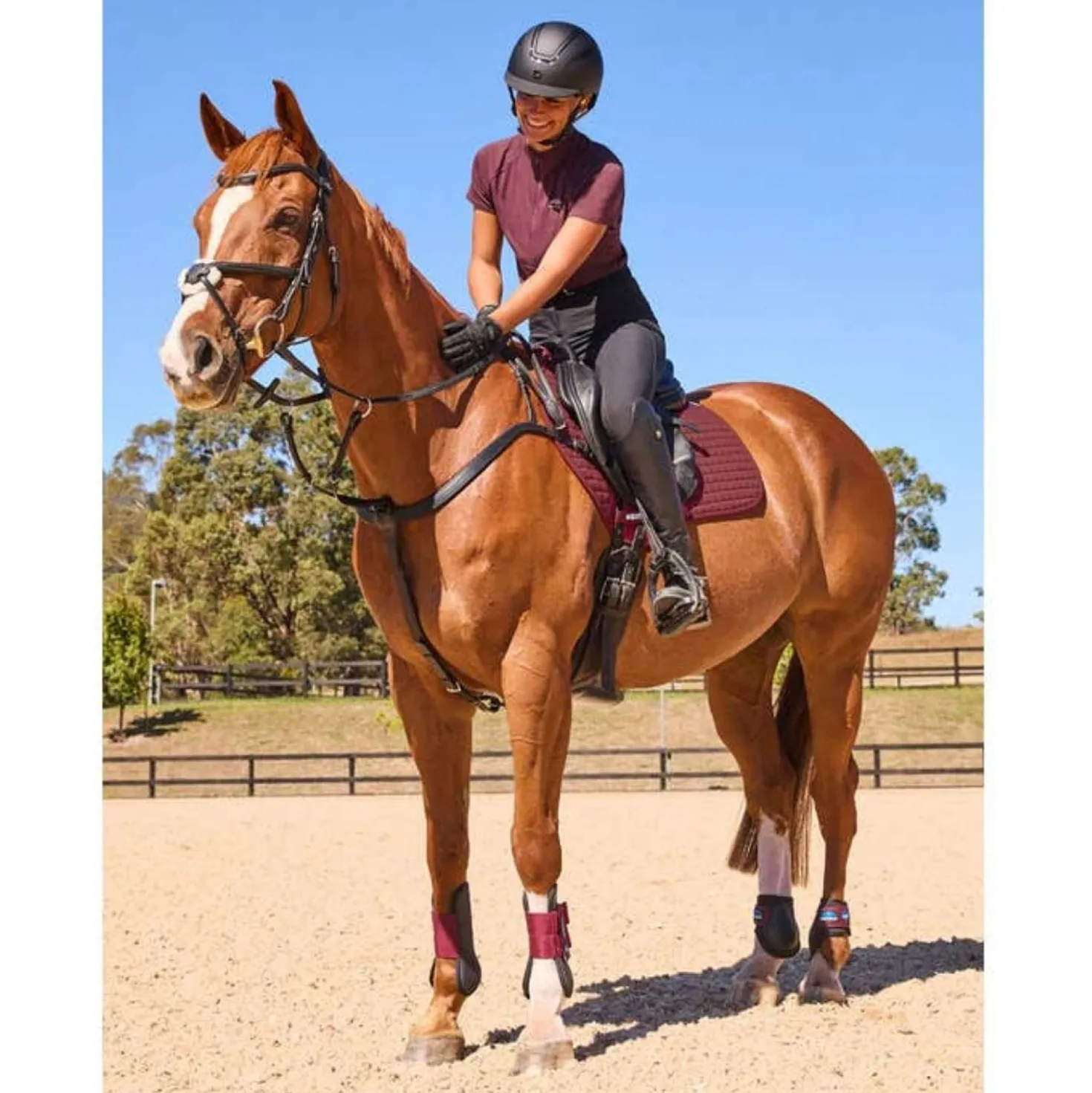 WeatherBeeta Zadeldekje Prime Air-Tec Springen Burgundy