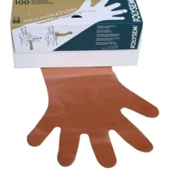 Wegwerp handschoenen Vet Oranje