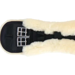 Werner Christ Dressuursingel Anatomic met Bont Zwart/Naturel