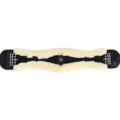 Werner Christ Dressuursingel Anatomic met Bont Zwart/Naturel