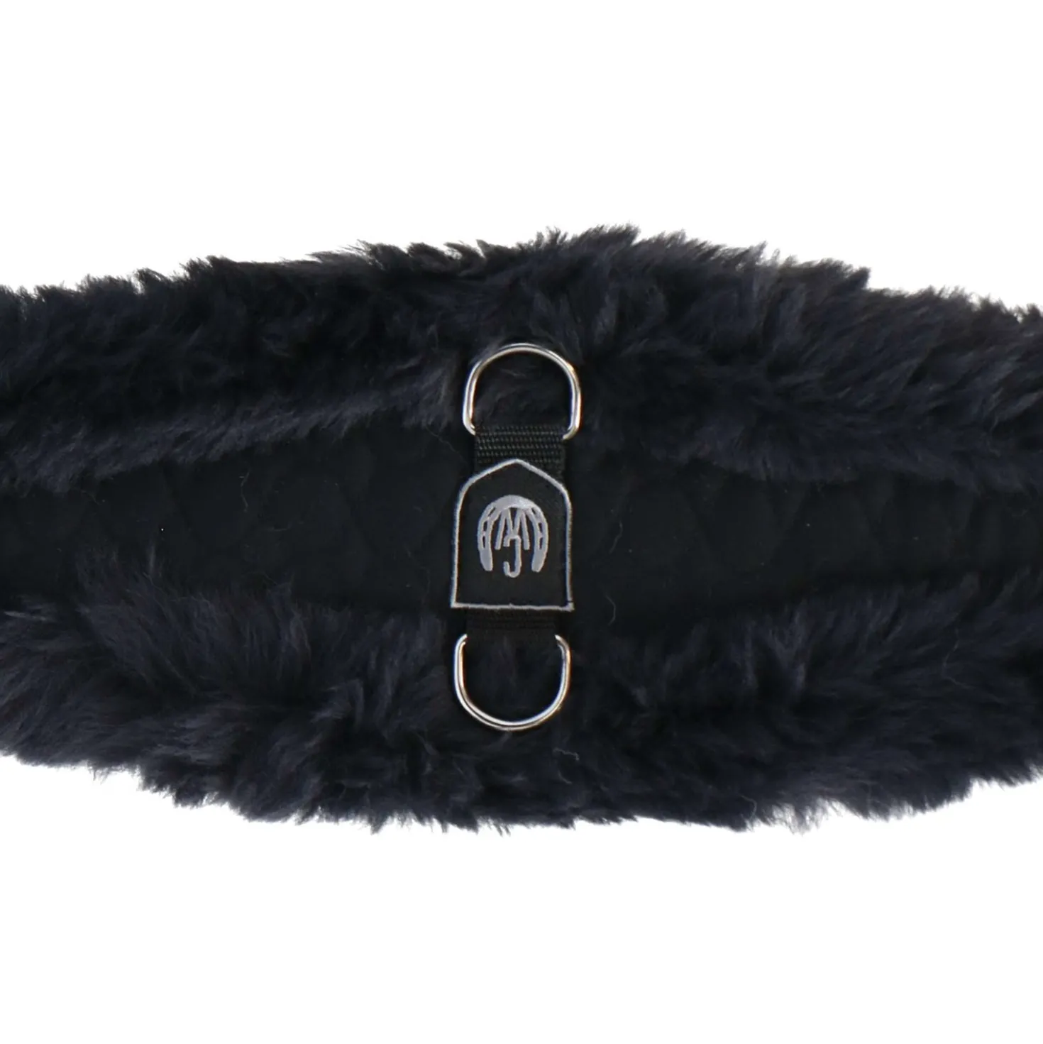 Werner Christ Dressuursingel Anatomic met Bont Zwart/Antraciet