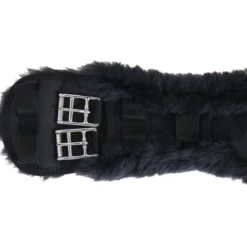 Werner Christ Dressuursingel Anatomic met Bont Zwart/Antraciet