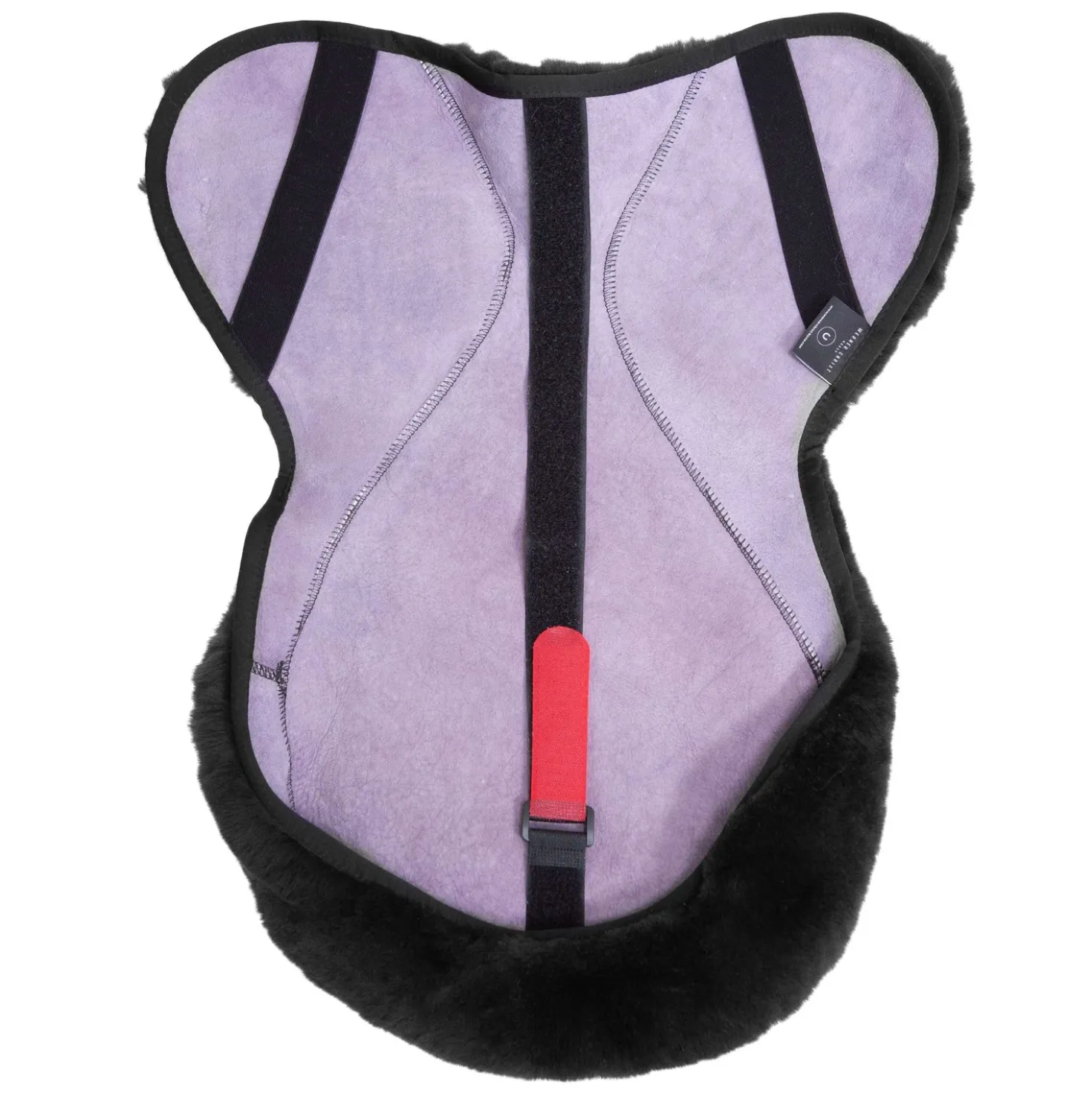 Werner Christ Zadelovertrek Sheepskin Zwart