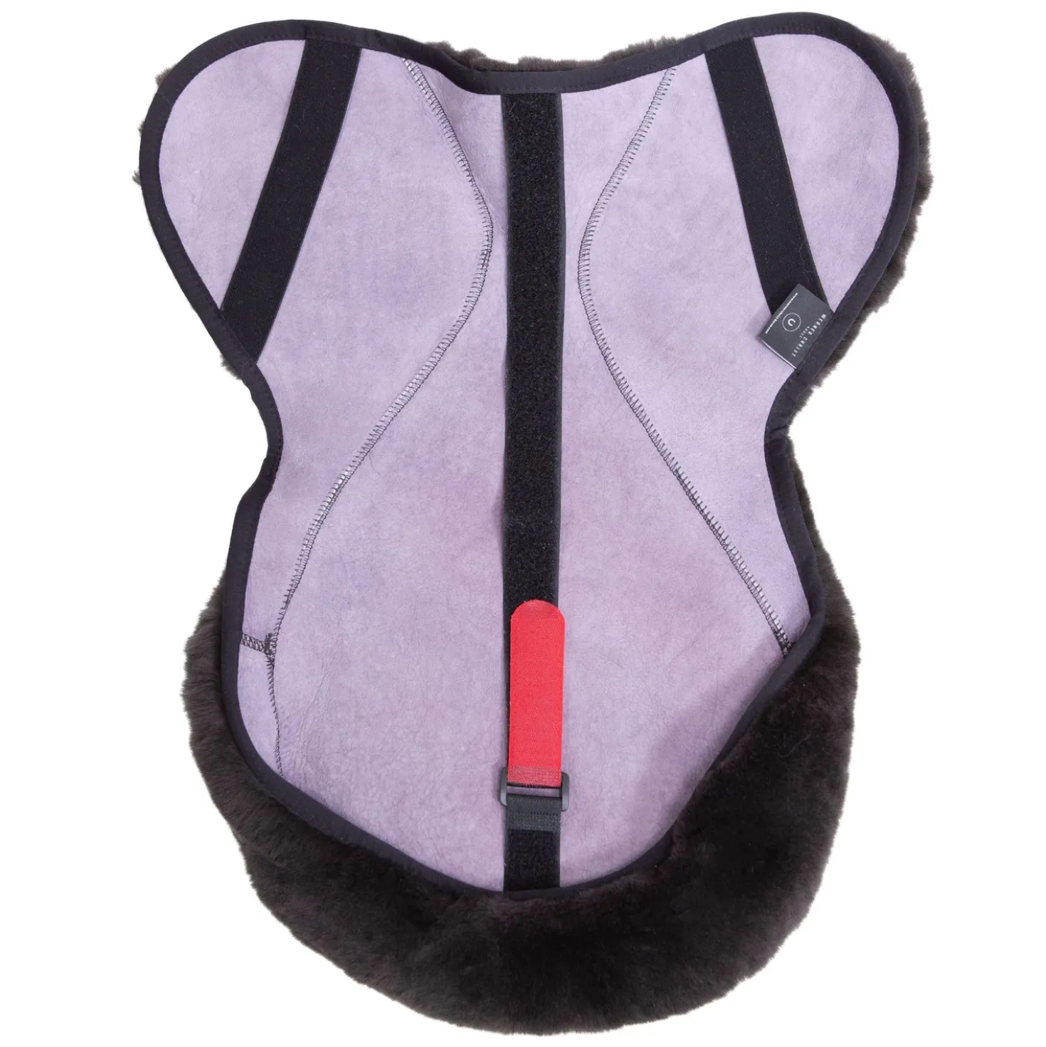 Werner Christ Zadelovertrek Sheepskin Bruin