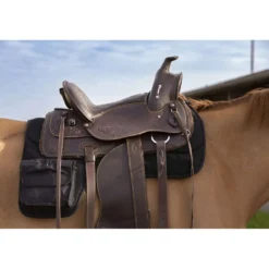 Westride Westernpad met Tassen Zwart