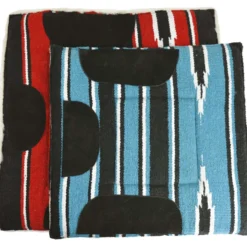 Westride Zadelpad Navajo Gewatteerd Turquoise/Zwart/Wit