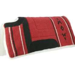 Westride Zadelpad Navajo met Schoftuitsparing Rood